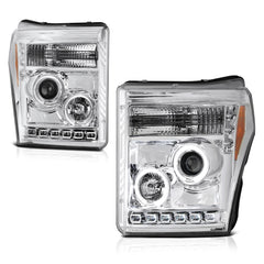 2011-2016 Ford F-250 | F-350 | F-450 Superduty Chrome Headlight