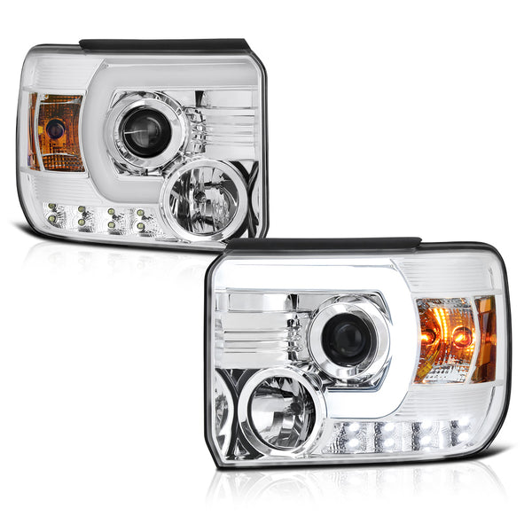 2014-2015 GMC Sierra 1500 Chrome Headlight