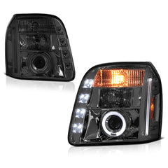 2007-2014 GMC Yukon Smoked Headlight
