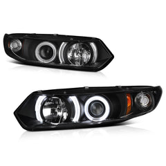 2006-2011 Honda Civic Black Headlight