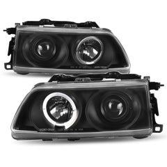 1990-1991 Honda Civic Black Headlight