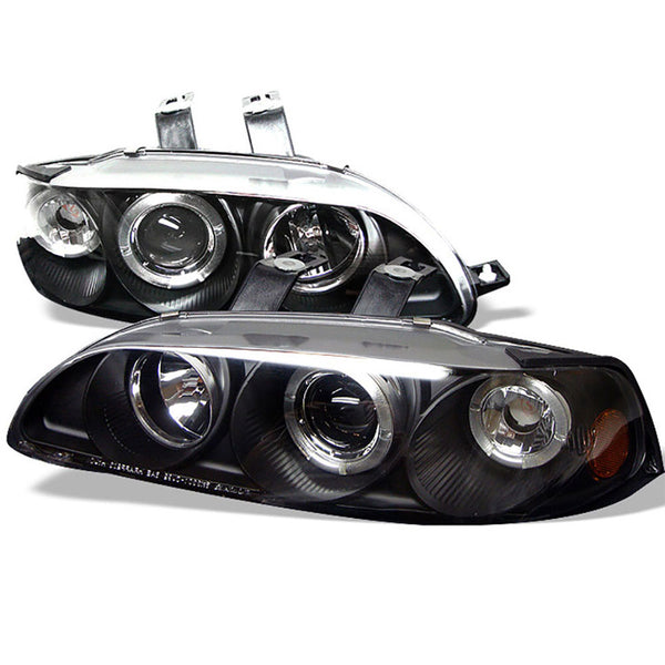 1992-1995 Honda Civic Black Headlight