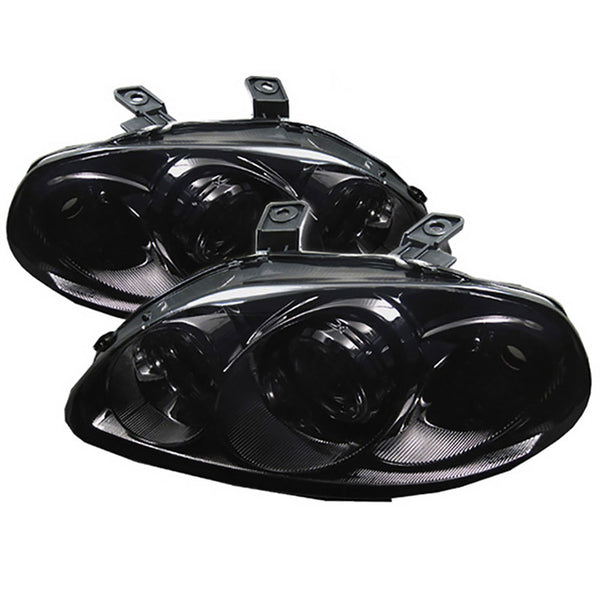 1996-1998 Honda Civic Smoked Headlight