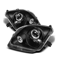 1997-2000 Honda Prelude Black Headlight