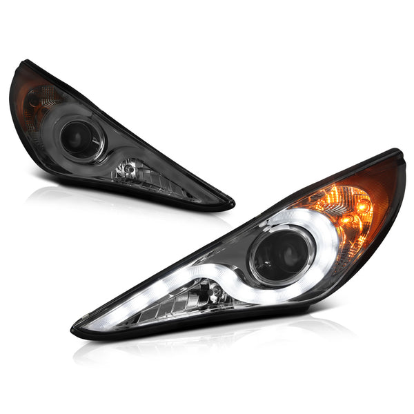 2011-2014 Hyundai Sonata Smoked Headlight