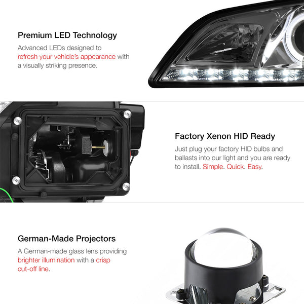 2001-2005 Lexus IS Series Smoked Headlight