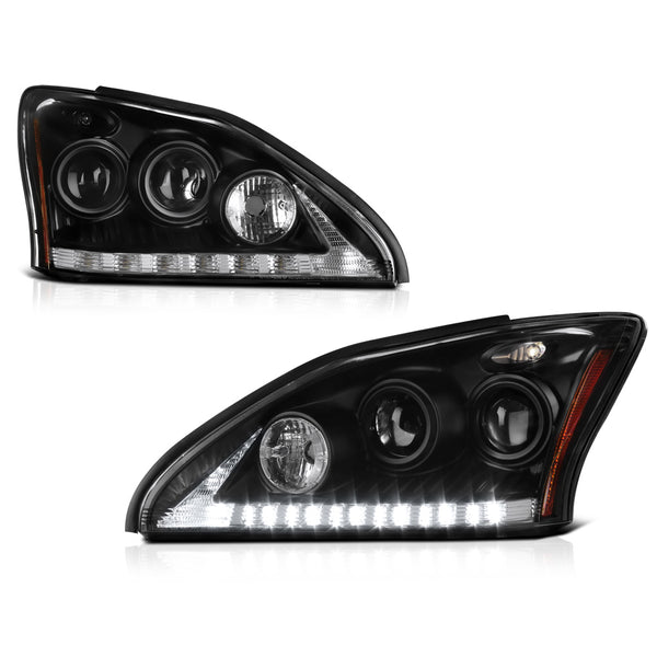 2004-2006 Lexus RX Series Black Headlight