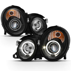 1998-2002 Mercedes-Benz C208 | A208 CLK-Class Black Headlight