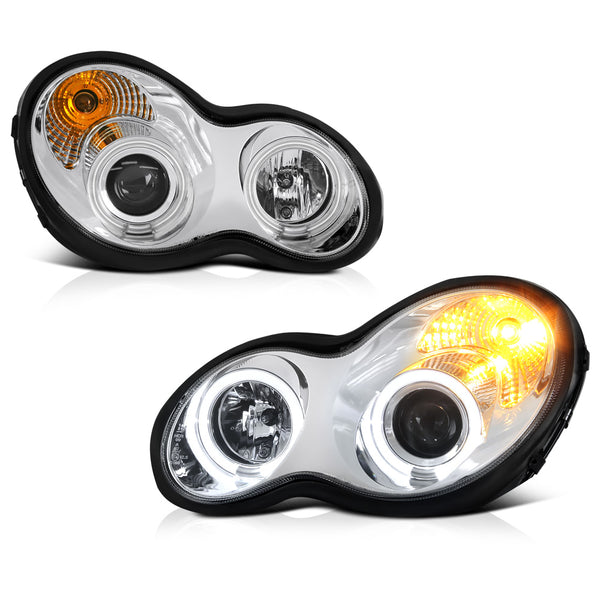 2001-2007 Mercedes-Benz W203 C-Class Chrome Headlight