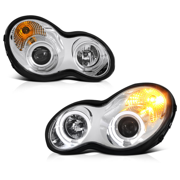 2001-2007 Mercedes-Benz W203 C-Class Chrome Headlight