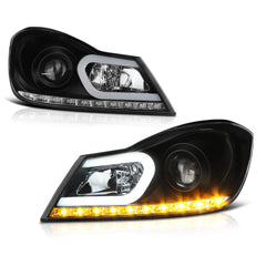2012-2014 Mercedes-Benz W204 C-Class Black Headlight