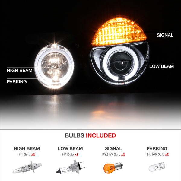 2000-2002 Mercedes-Benz W210 E-Class Chrome Headlight