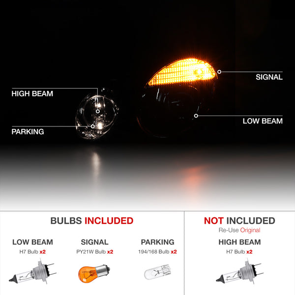 2003-2006 Mercedes-Benz W211 E-Class Chrome Headlight