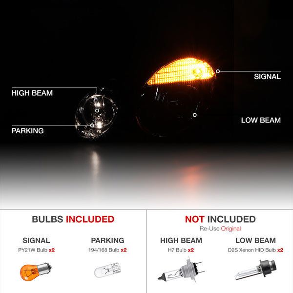 2003-2006 Mercedes-Benz W211 E-Class Chrome Headlight