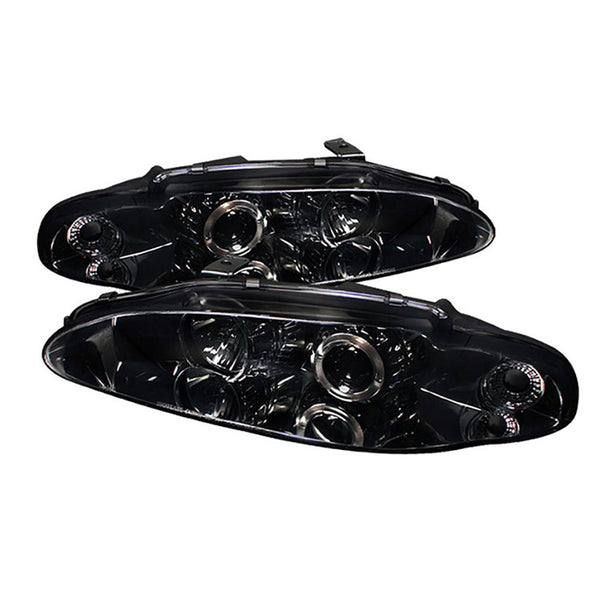 1995-1996 Mitsubishi Eclipse Smoked Headlight