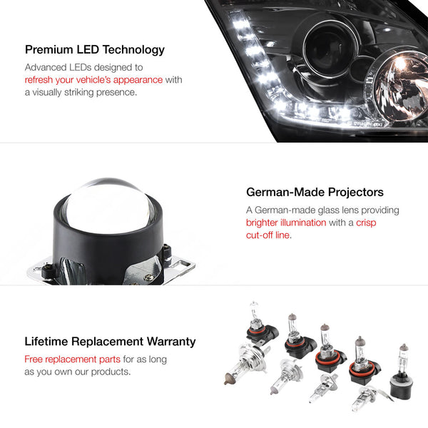 2003-2005 Nissan Z33 350Z Fairlady Smoked Headlight