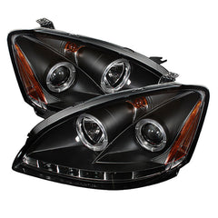 2002-2004 Nissan Altima Black Headlight