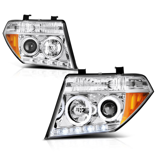 2005-2008 Nissan Frontier Chrome Headlight