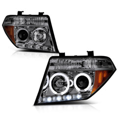 2005-2008 Nissan Frontier Smoked Headlight