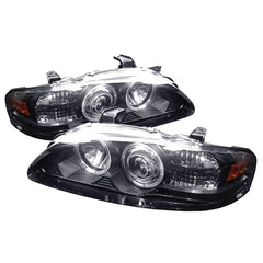 2000-2003 Nissan Sentra Black Headlight