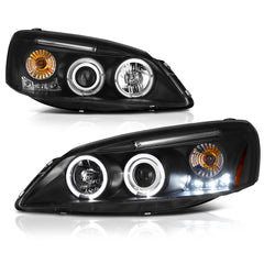 2005-2010 Pontiac G6 Black Headlight