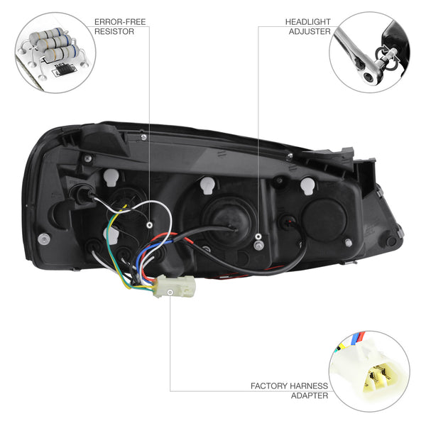 2005-2010 Pontiac G6 Smoked Headlight