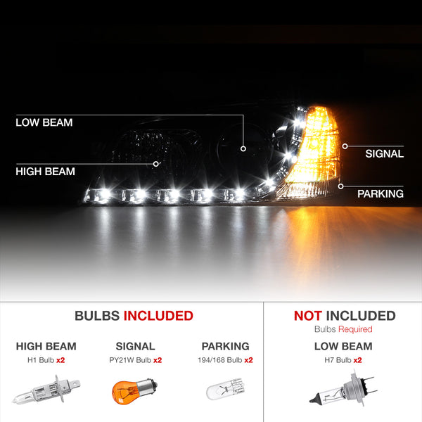 2008-2009 Pontiac G8 Chrome Headlight