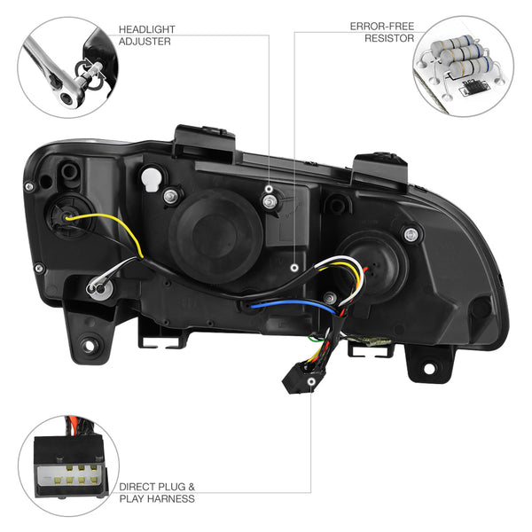 2008-2009 Pontiac G8 Chrome Headlight