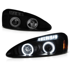 2004-2008 Pontiac Grand Prix Sinister Black Headlight