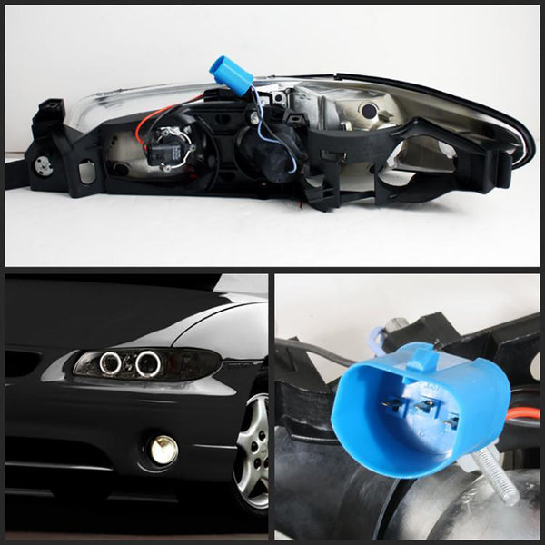 1997-2003 Pontiac Grand Prix Smoked Headlight