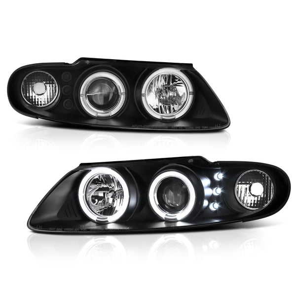 2004-2006 Pontiac GTO Black Headlight