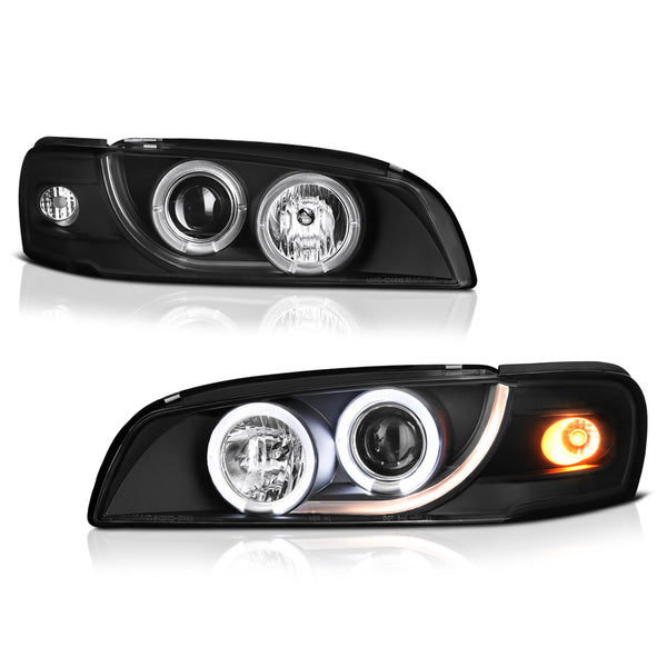 1997-2001 Subaru Impreza Black Headlight