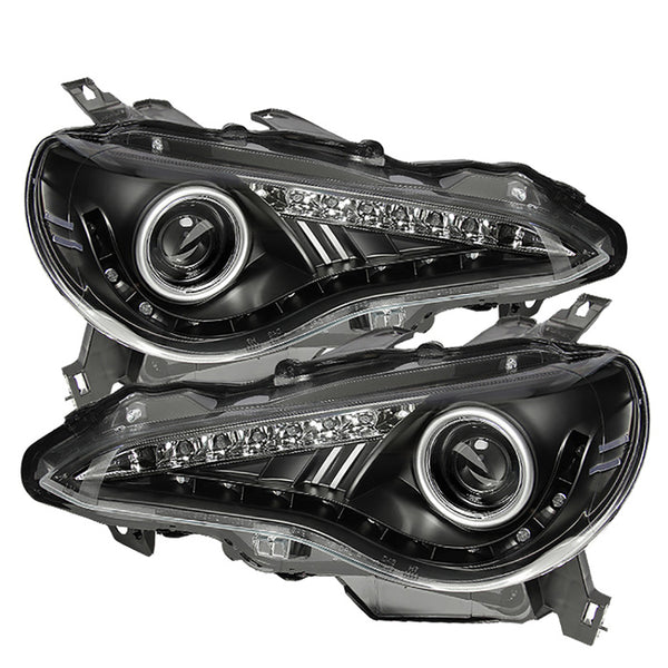 2013-2016 Subaru BRZ Black Headlight