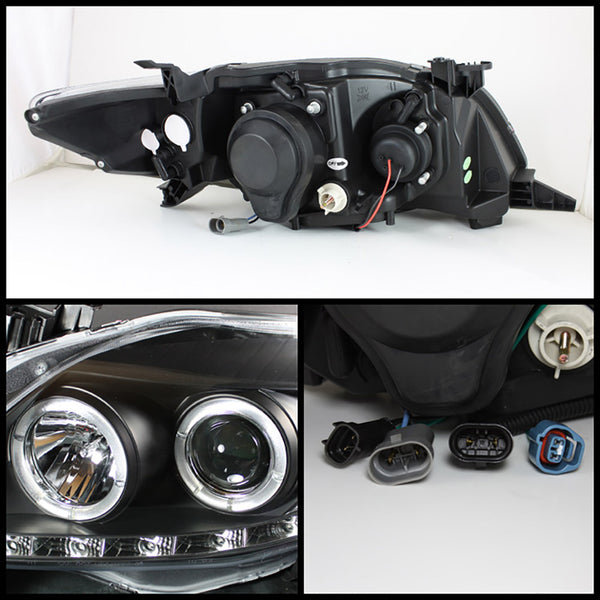 2009-2010 Toyota Corolla Black Headlight