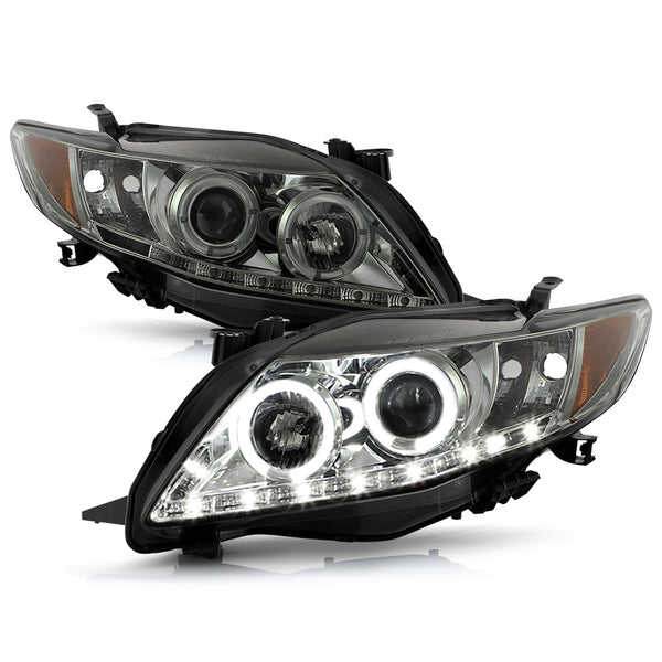 2009-2010 Toyota Corolla Smoked Headlight
