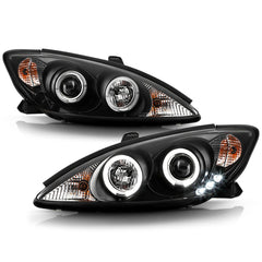2002-2004 Toyota Camry Black Headlight
