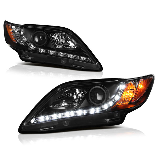 2007-2009 Toyota Camry Black Headlight