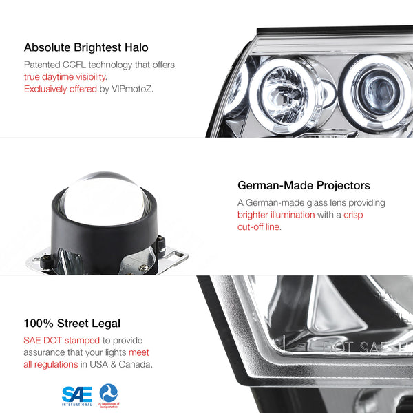 2005-2011 Toyota Tacoma Chrome Headlight