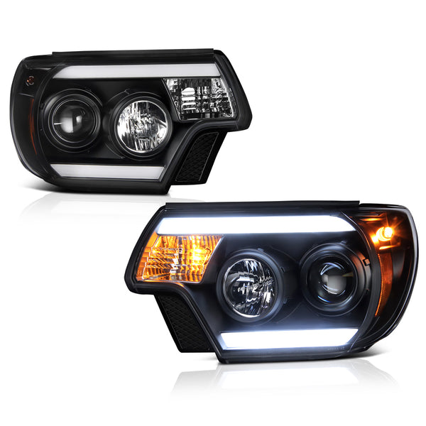 2012-2015 Toyota Tacoma Black Headlight