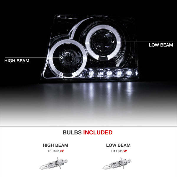 1997-2000 Toyota Tacoma Chrome Headlight