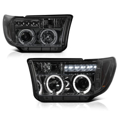 2007-2013 Toyota Tundra Smoked Headlight