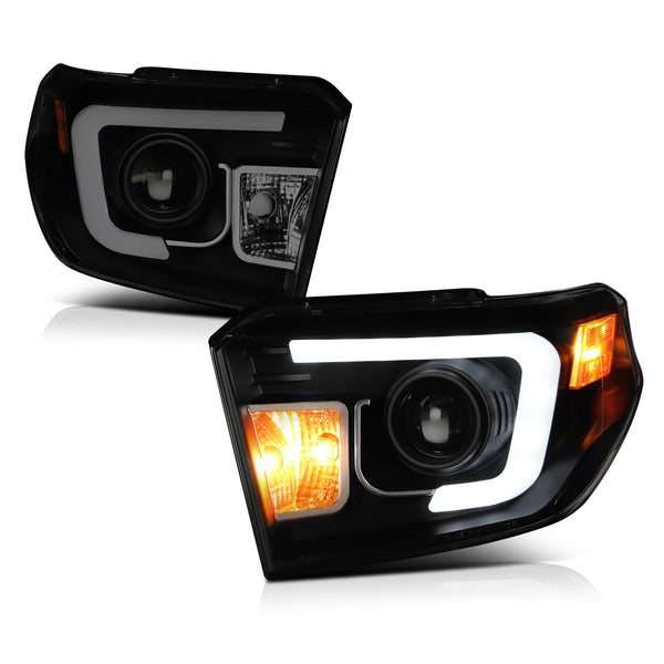 2014-2017 Toyota Tundra Sinister Black Headlight
