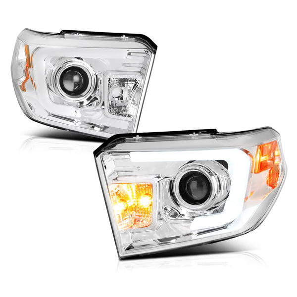 2014-2017 Toyota Tundra Chrome Headlight