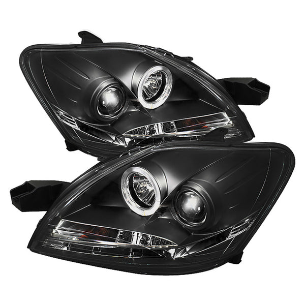 2007-2011 Toyota Yaris Black Headlight