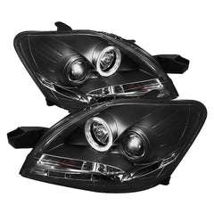 2007-2011 Toyota Yaris Black Headlight