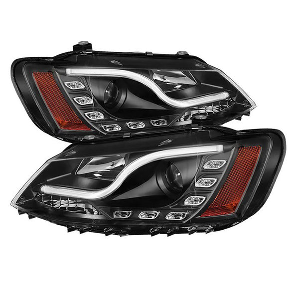 2011-2014 Volkswagen Jetta Black Headlight