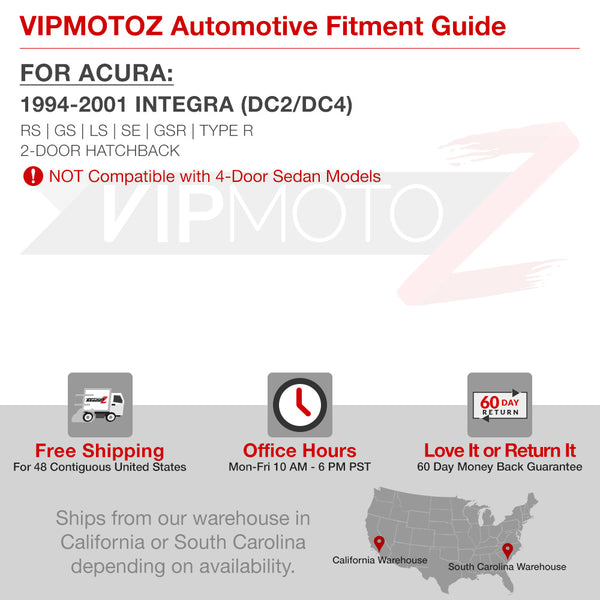 1994-2001 Acura Integra Black Tail Light