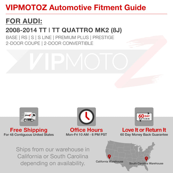 2008-2015 Audi TT Smoked Tail Light