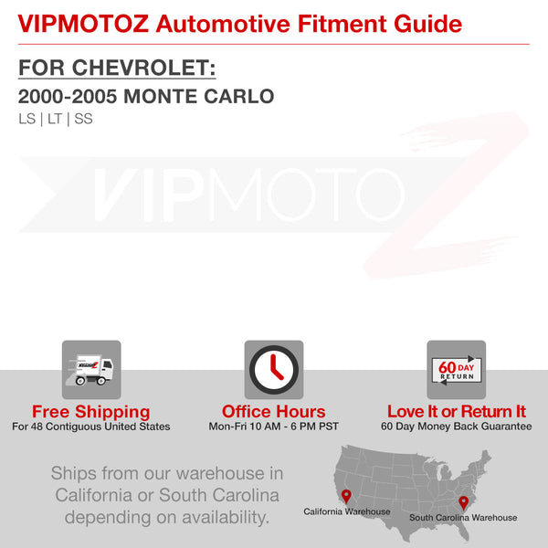 2000-2005 Chevrolet Monte Carlo Factory Style Headlight