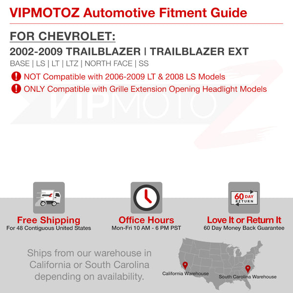 2002-2009 Chevrolet Trailblazer | Trailblazer EXT Smoked Headlight